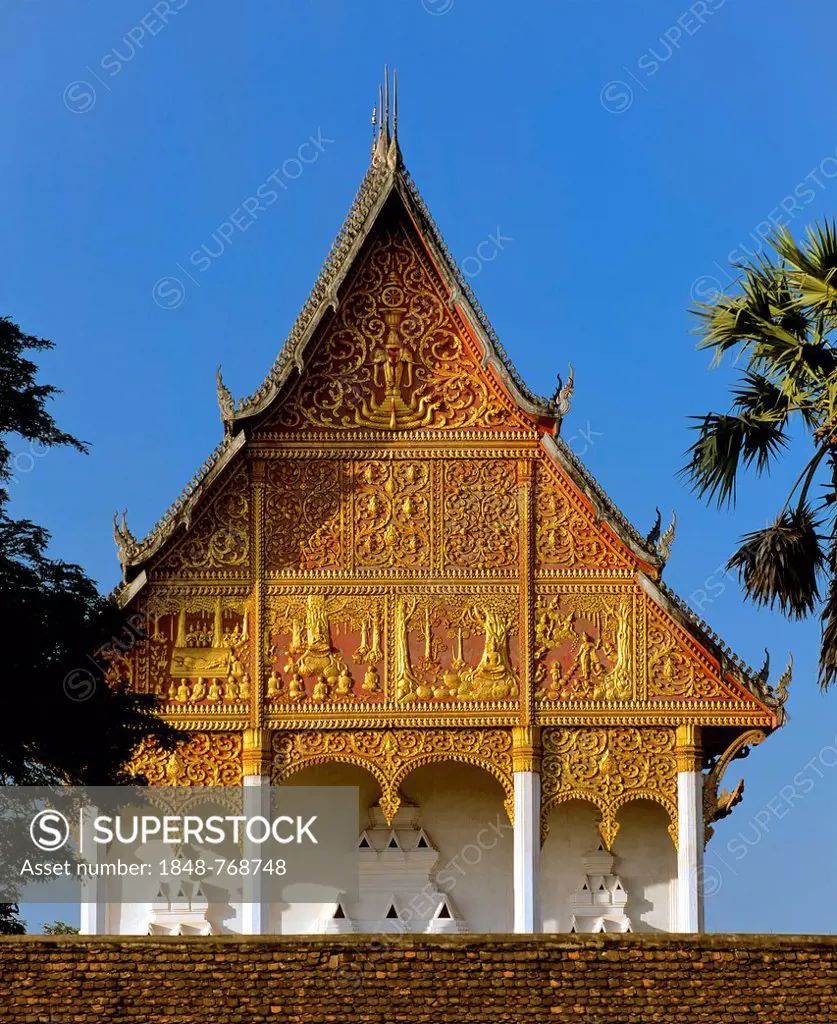 Gilded gables, Wat That Luang Nuea monastery