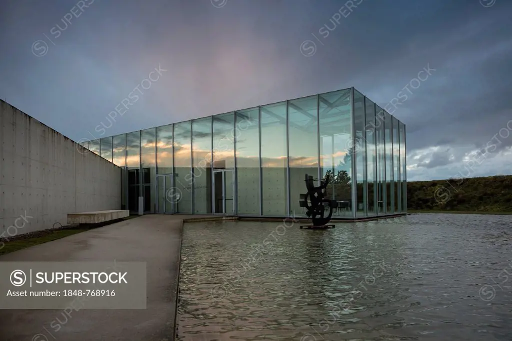 Langen Foundation, art museum and foundation in the grounds of a former missile base, by architect Tadao Ando