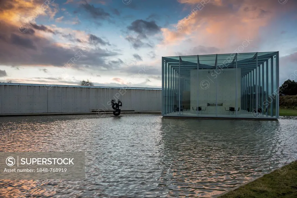 Langen Foundation, art museum and foundation in the grounds of a former missile base, by architect Tadao Ando