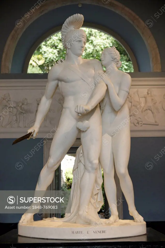 Sculpture of Mars and Venus, Villa Carlotta