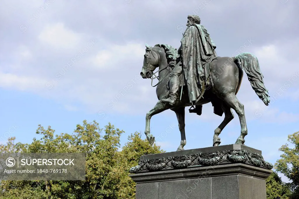 Carl August Monument on Platz der Demokratie, Democracy Square