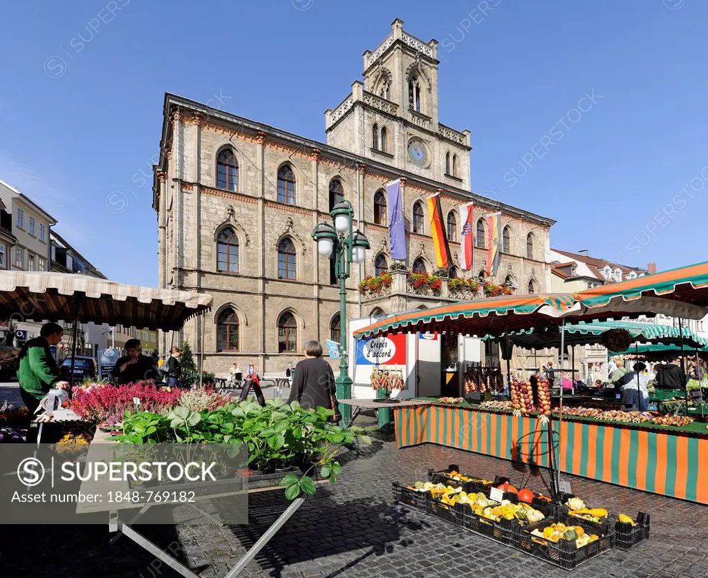 Marktplatz square and the Town Hall