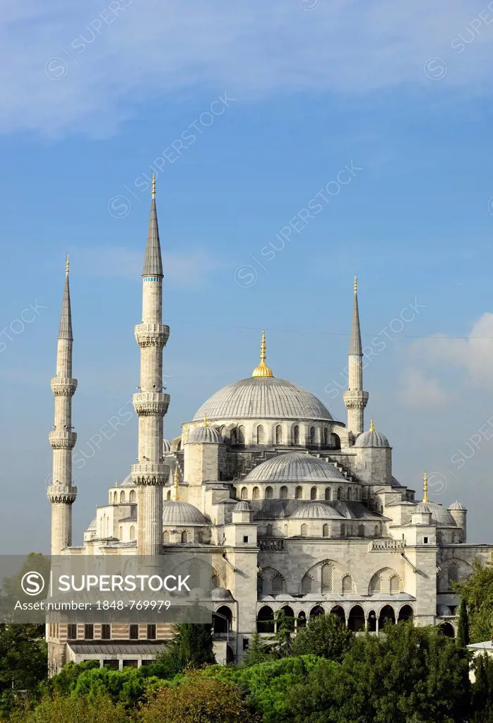 Blue Mosque and Sultan Ahmed Mosque, Sultanahmet Camii, UNESCO World Cultural Heritage Site