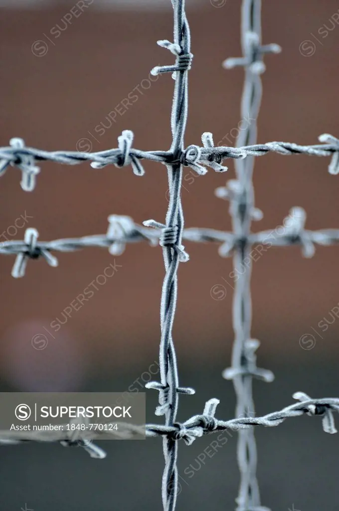 Barbed wire, Neuengamme Concentration Camp Memorial