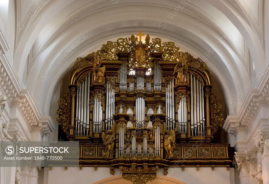 Main organ in St. Salvator Cathedral of Fulda, Fulda Cathedral
