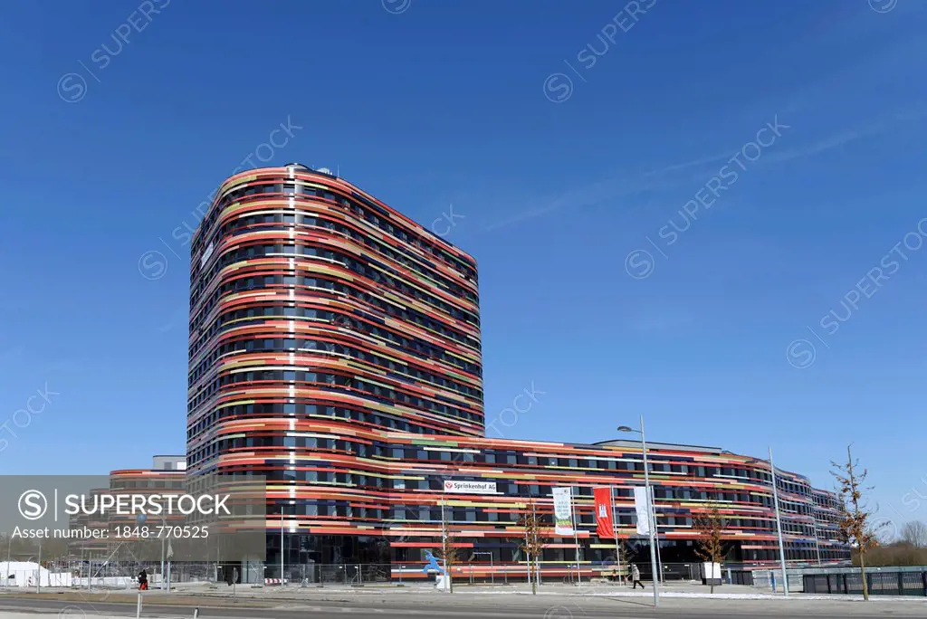 BSU building, Sprinkenhof AG, administration building, Neuenfelder Strasse