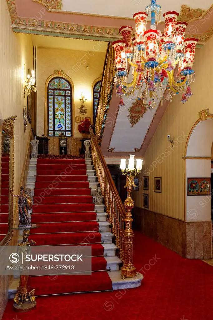 Staircase in the Büyük Londra Oteli or Grand Hotel de Londres