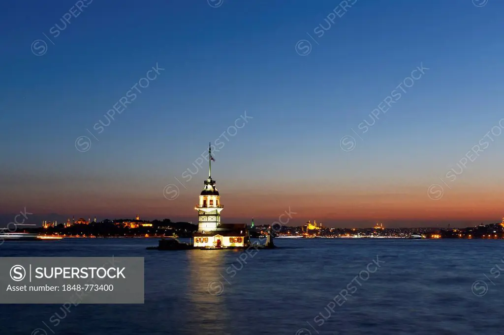 Evening mood, Maiden's Tower or Leander's Tower, Kz Kulesi