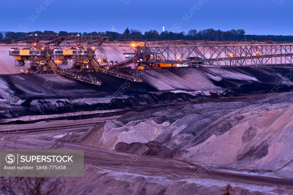 Conveyor bridges, Cottbus-Nord Coal Mine