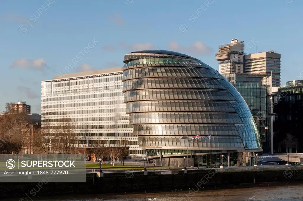 London City Hall, Greater London Authority or GLA Building, designed by Sir Norman Foster