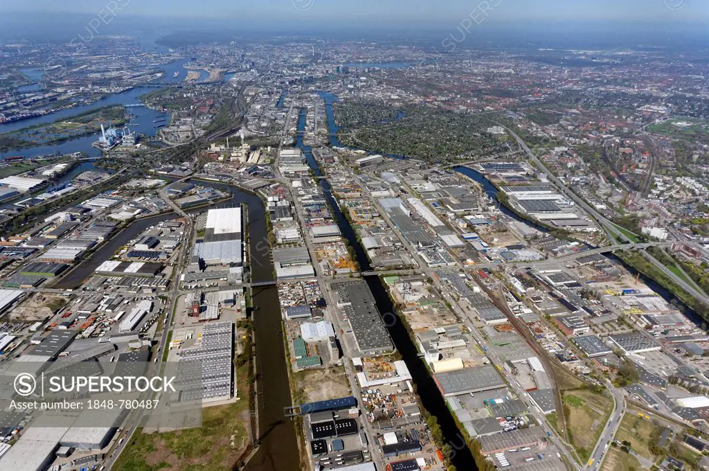 Aerial view, Bellbrook Industrial Estate