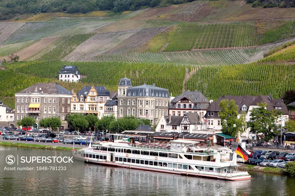 View of Bernkastel-Kues, Central or Middle Moselle region