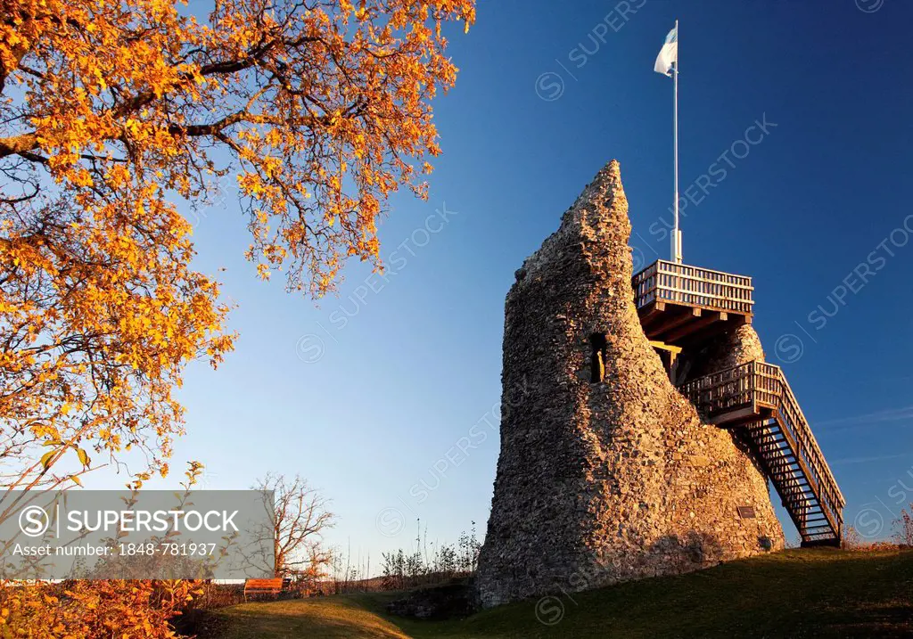 The ruins of Burg Eversberg Castle