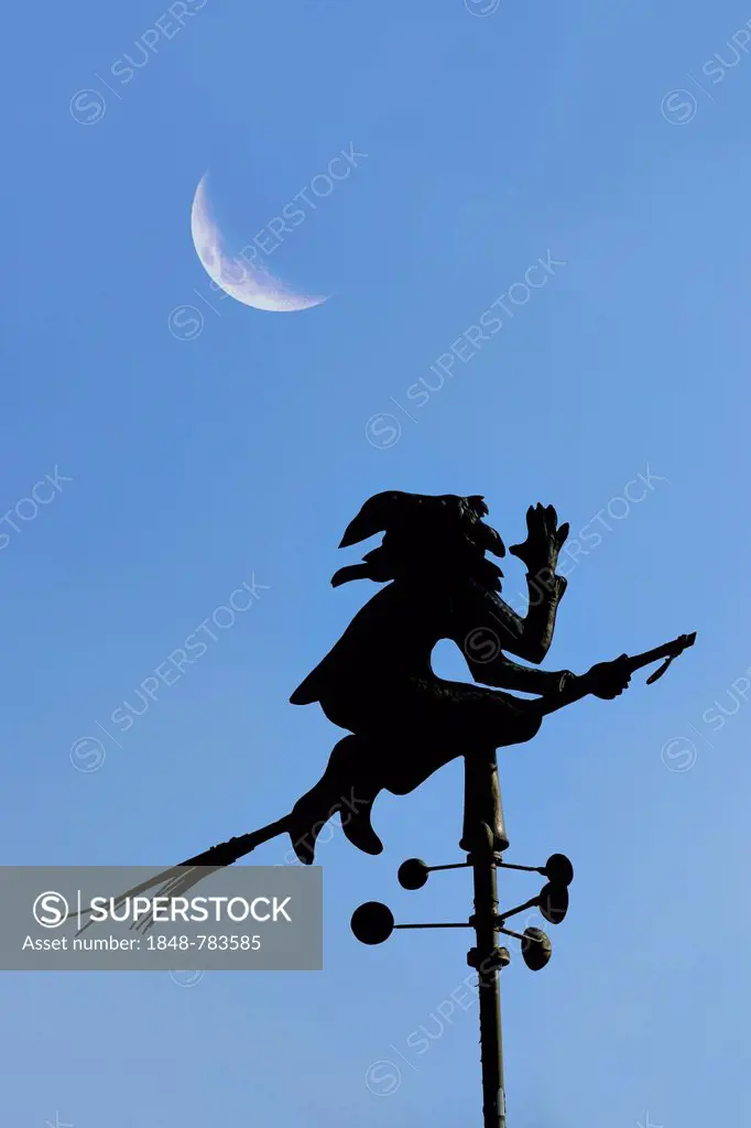 Witch, figure on a weather vane