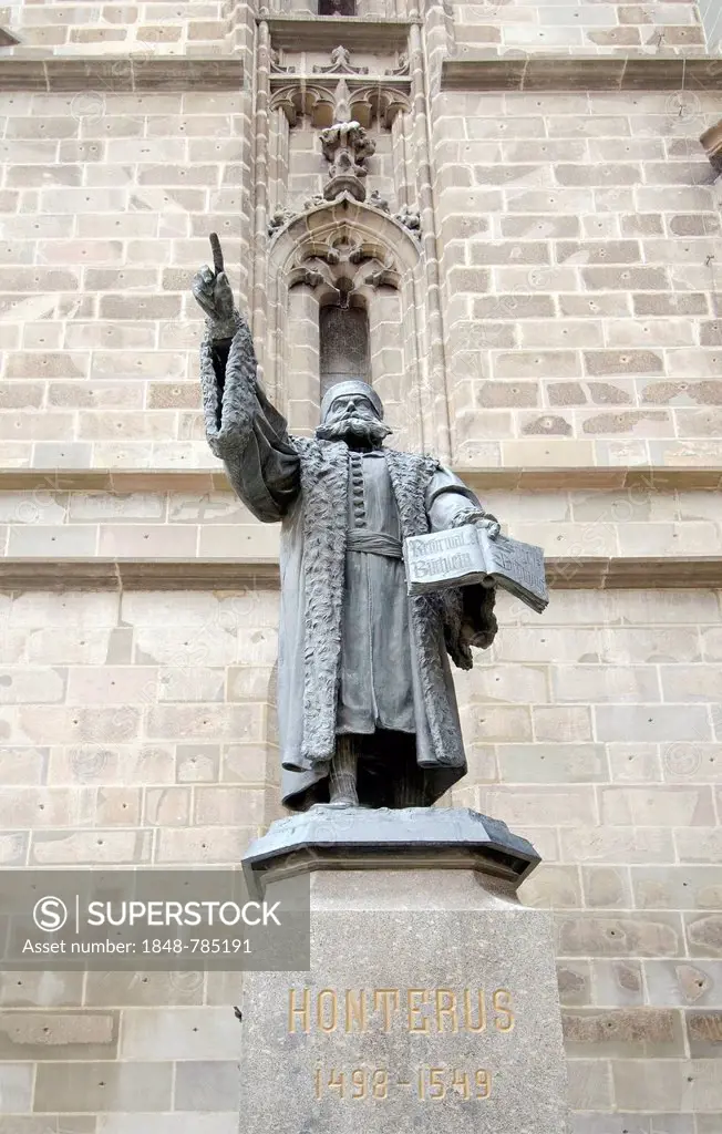 Statue of Johannes Honterus