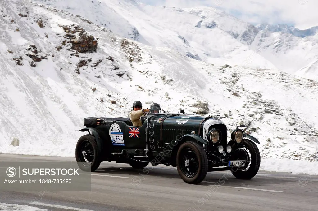 Bentley Le Mans 4.5, built in 1929, International Grossglockner Grand Prix 2012, classic car mountain rally, Grossglockner High Alpine Road