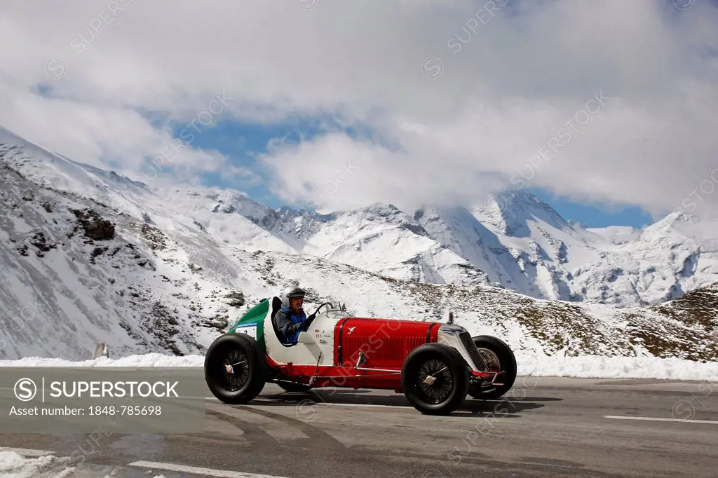 Maserati 8 CM, built in 1933, International Grossglockner Grand Prix 2012, classic car mountain rally, Grossglockner High Alpine Road