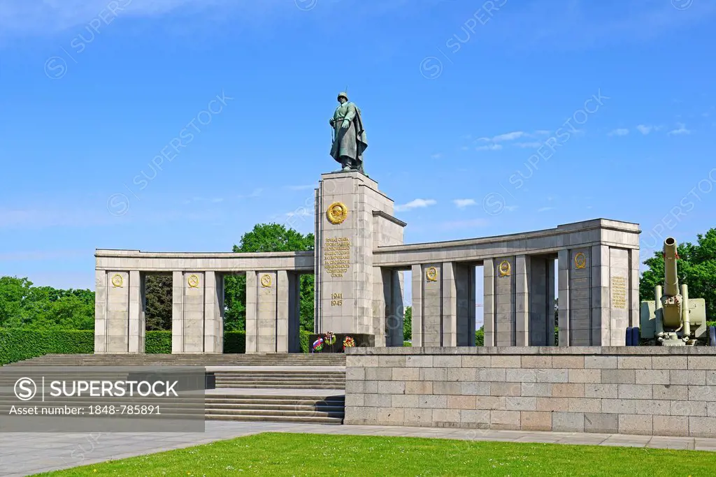 Soviet War Memorial to the Red Army soldiers fallen during World War II
