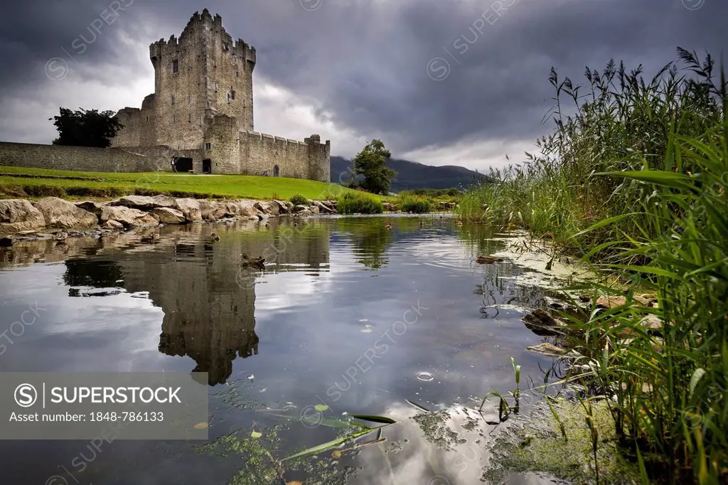 Killarney Castle on Lough Leane