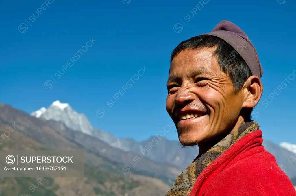 A local man, smiling, portrait
