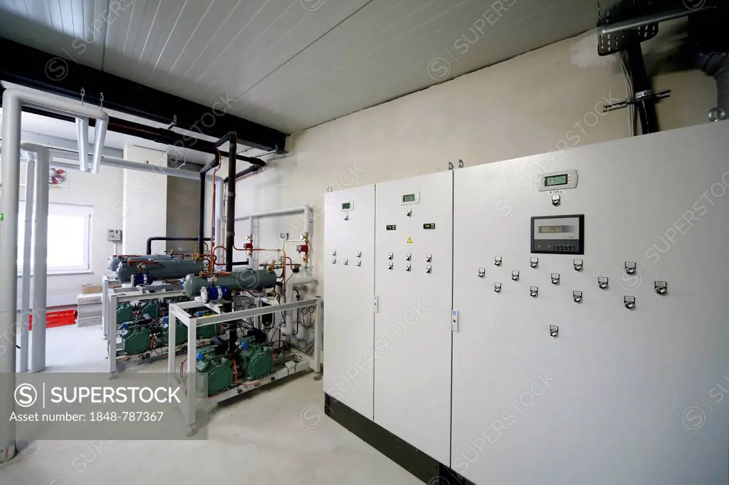 Control cabinets for a heating and ventilation system
