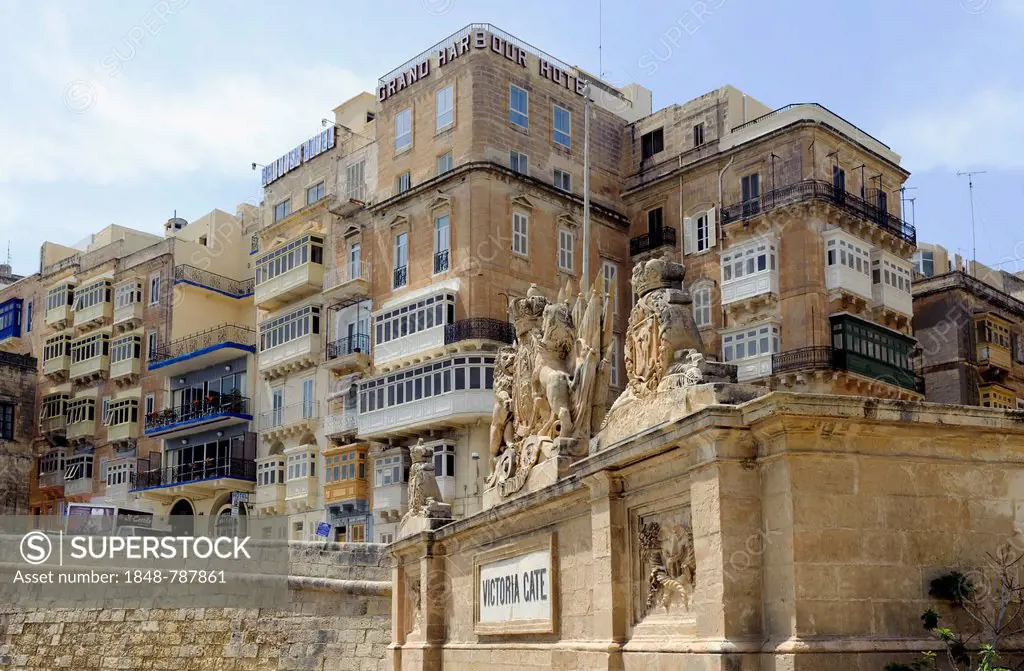 Victoria Gate in Valletta, UNESCO World Cultural Heritage Site
