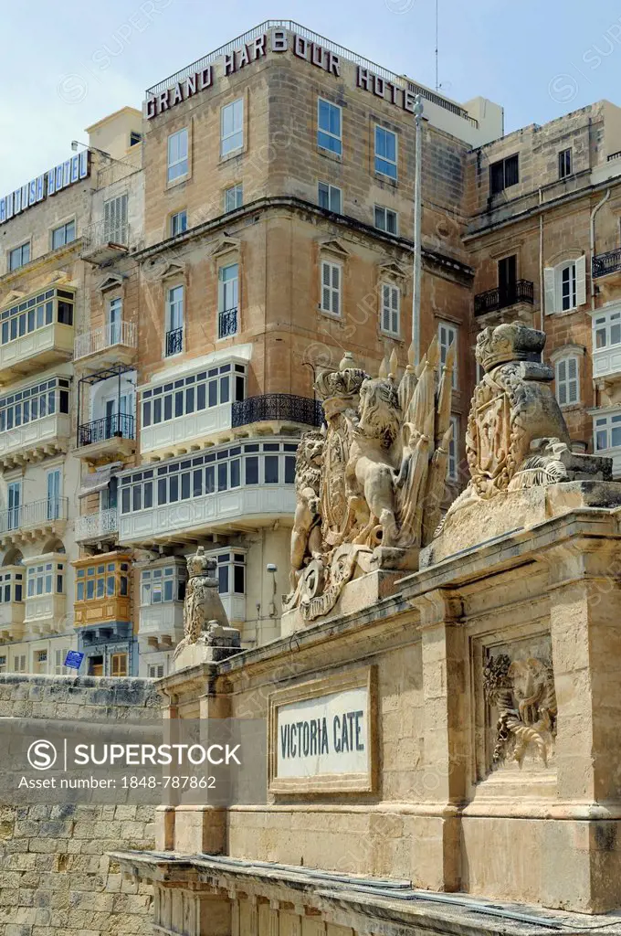 Victoria Gate in Valletta, UNESCO World Cultural Heritage Site