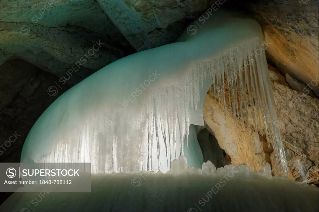Eisriesenwelt, German for World of the Ice Giants, Ice Caves of Werfen