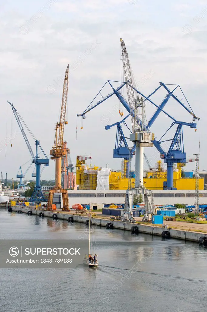 Cranes, shipyard, Overseas Port