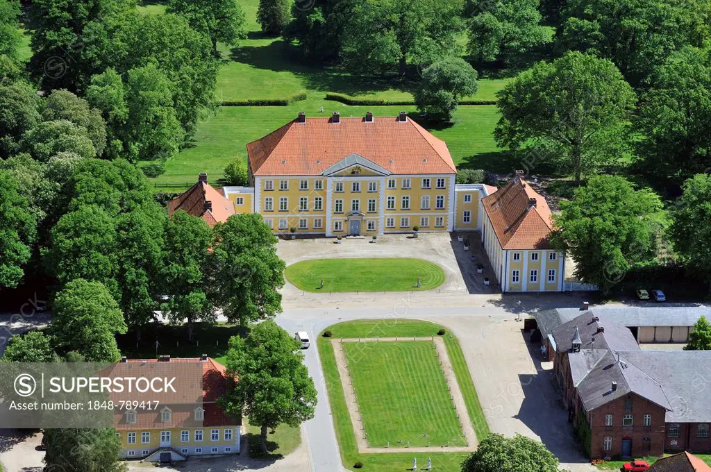 Aerial view, Gut Wotersen manor