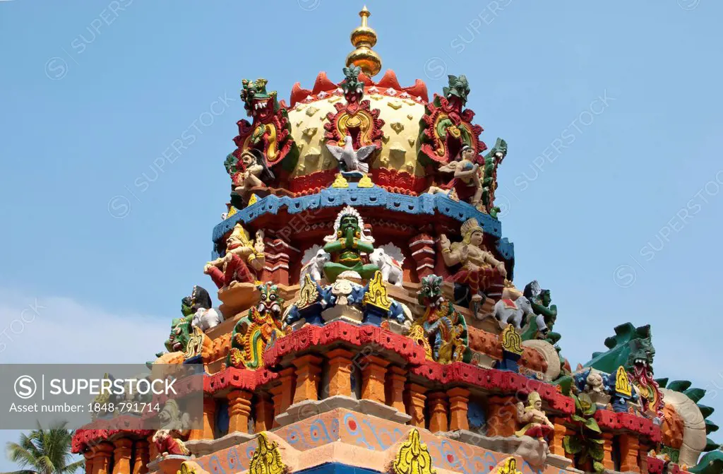 Janardana Swami Temple, top of the temple