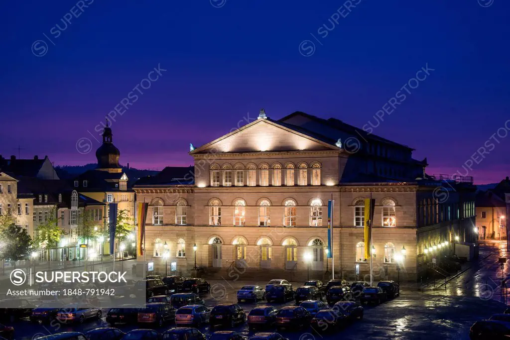 Landestheater, State Theatre, Schlossplatz, Castle Square