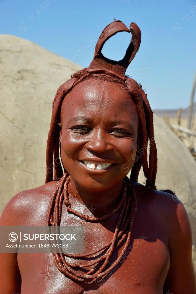 Traditionally dressed Himba woman