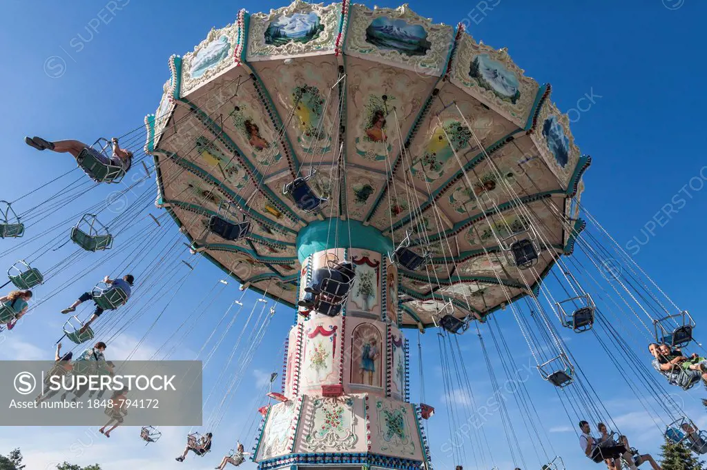 Chairoplane carousel at a fairground