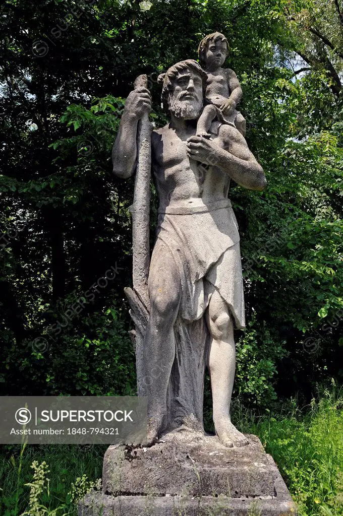 Large St. Christophorus statue