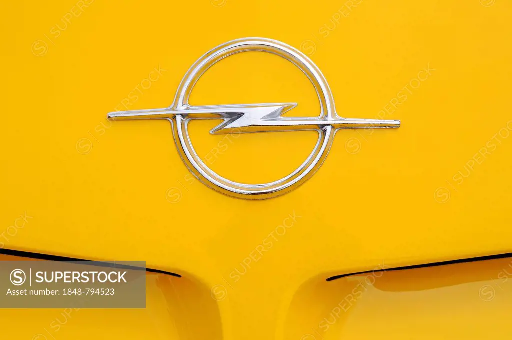 Opel logo, vintage car