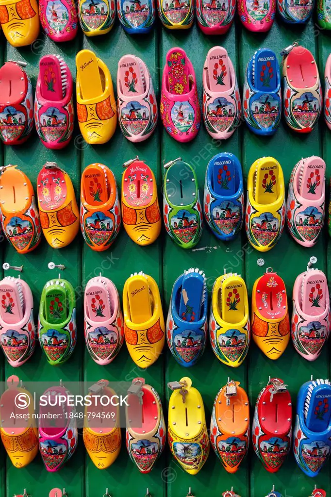 Decorated wooden shoe banks
