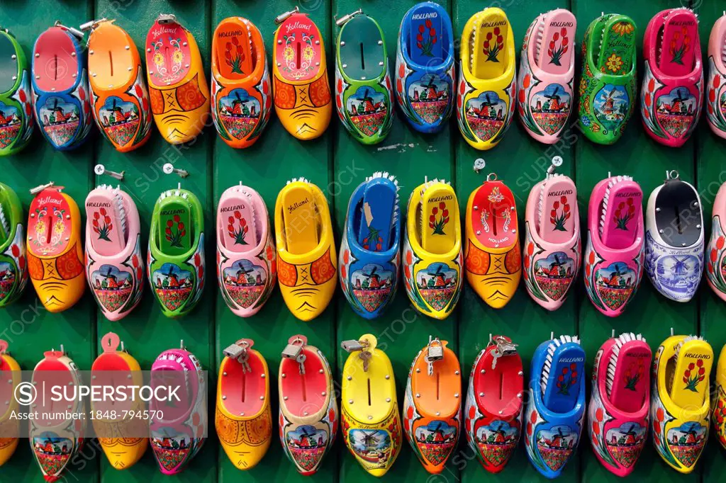 Decorated wooden shoe banks