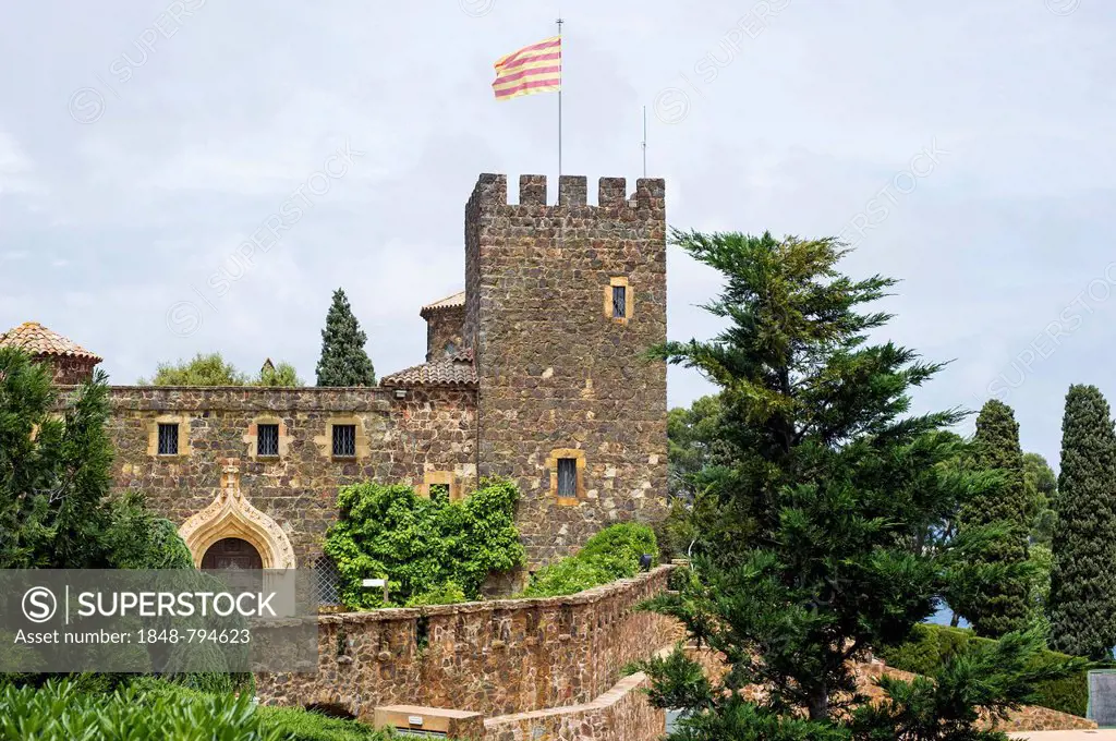Castell de Cap Roig manor at Cap Roig, Jardines de Cap Roig