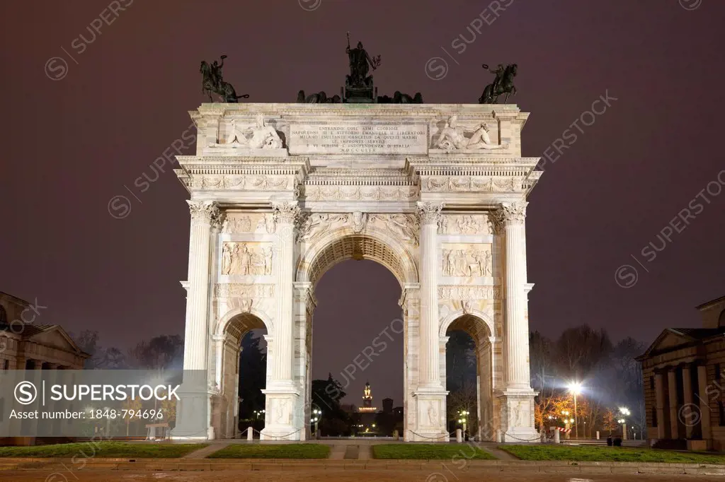 Arco della Pace, triumphal arch