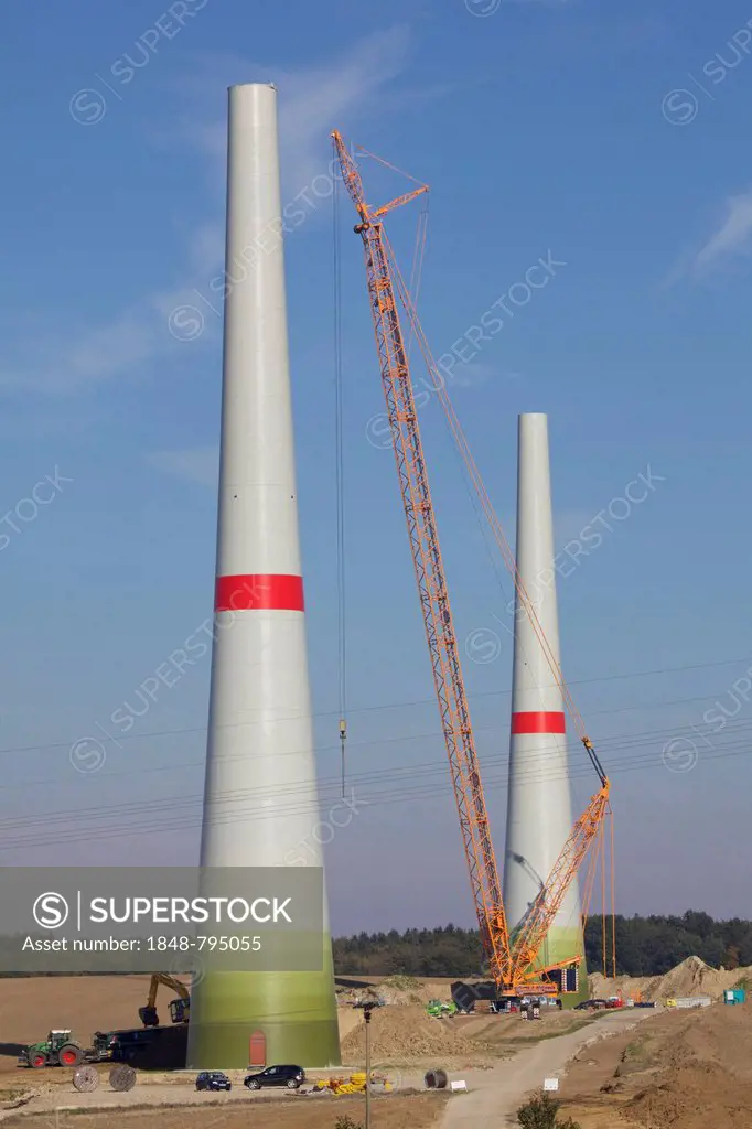 Construction of wind turbines