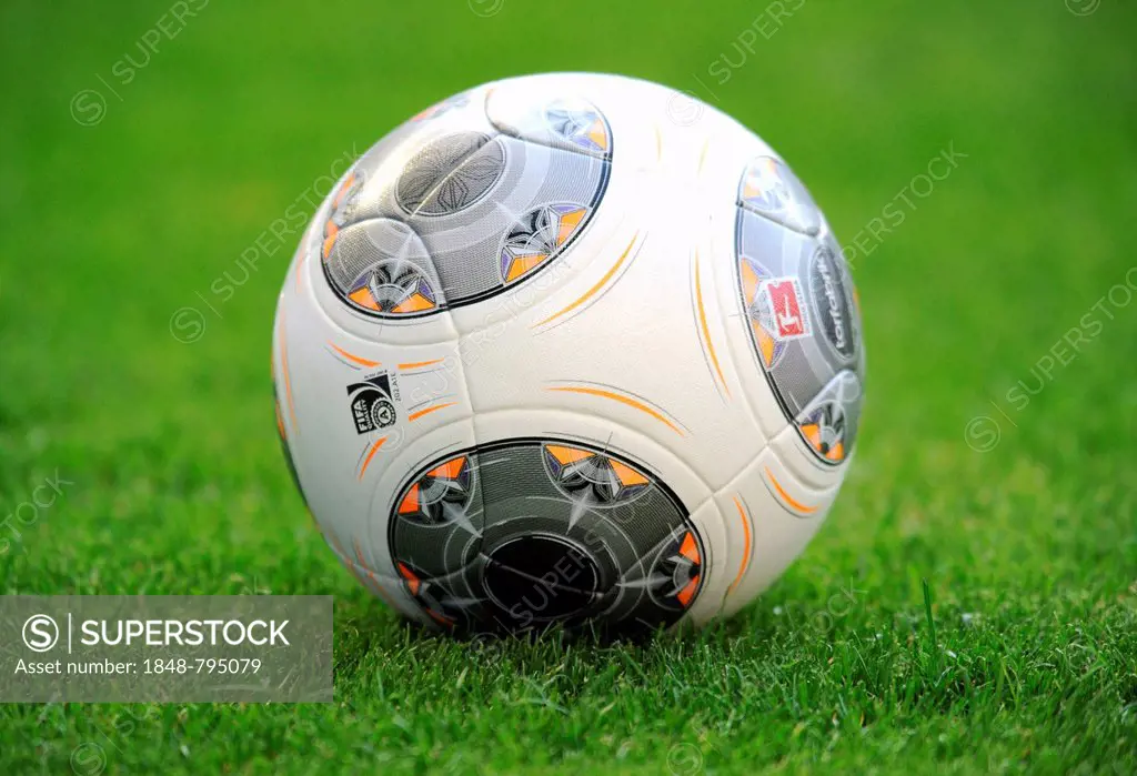 The new Adidas Bundesliga football on the pitch, Telekom Cup 2013 in Borussia Park Moenchengladbach