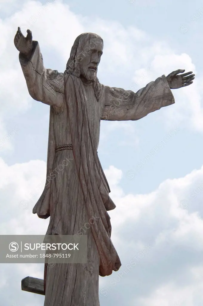 Christ statue on the Hill of Crosses