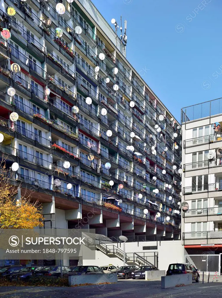 Pallasseum apartment block, deprived area, Berlin-Schoeneberg, Berlin, Germany, Europe