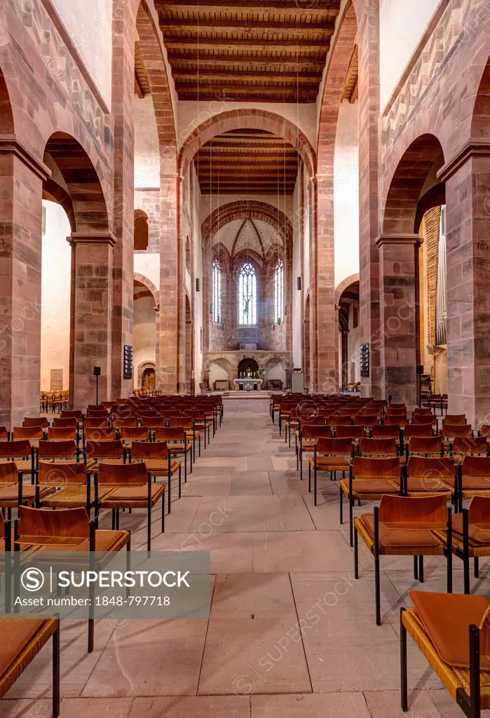 Romanesque monastery church of Alpirsbach Abbey, former Benedictine monastery, Alpirsbach, Baden-Wuerttemberg, Germany, Europe
