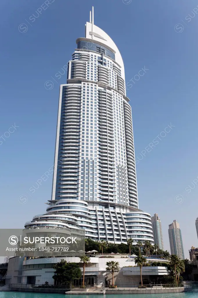 The Address, a luxury hotel, Dubai, United Arab Emirates, Middle East, Asia