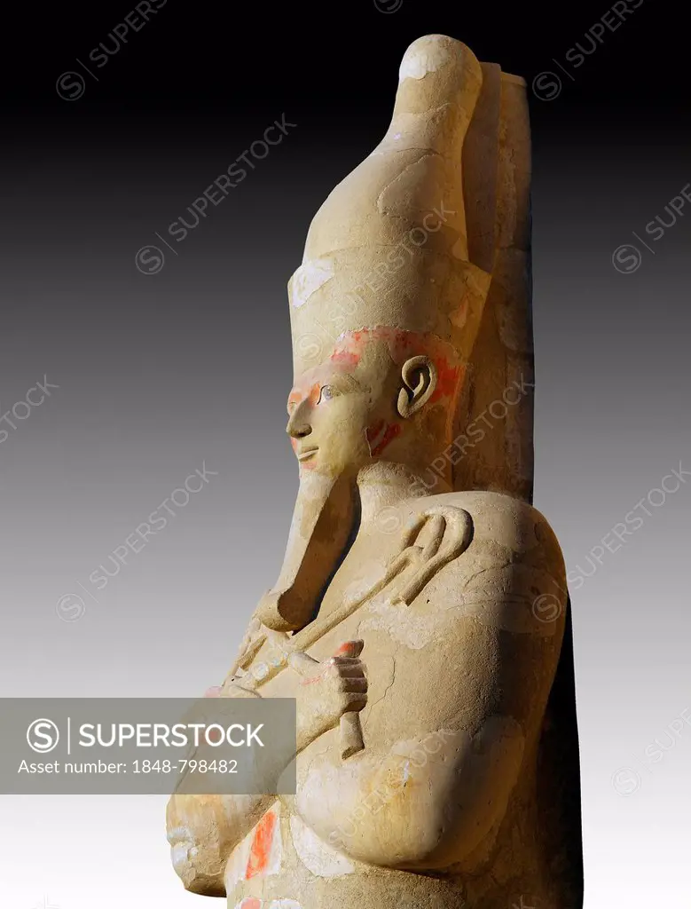 Osiris statue at Hatshepsut's Temple