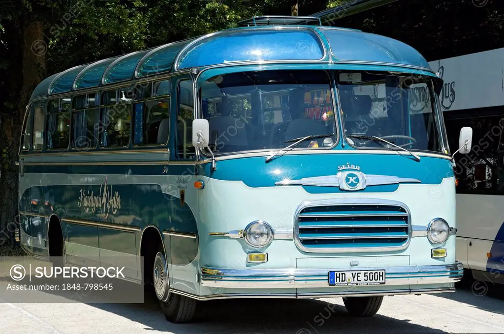 Vintage Setra S9 touring coach, built in 1960