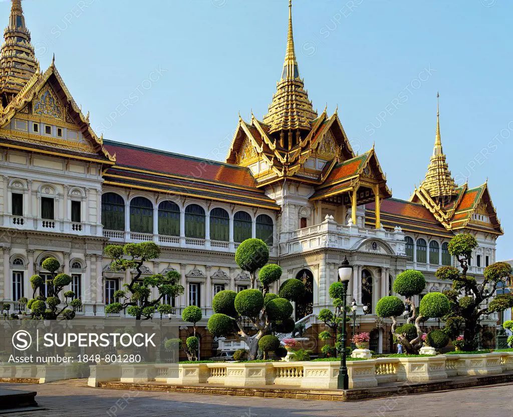 Chakri Maha Prasat in the Grand Royal Palace, Bangkok, Central Thailand, Thailand