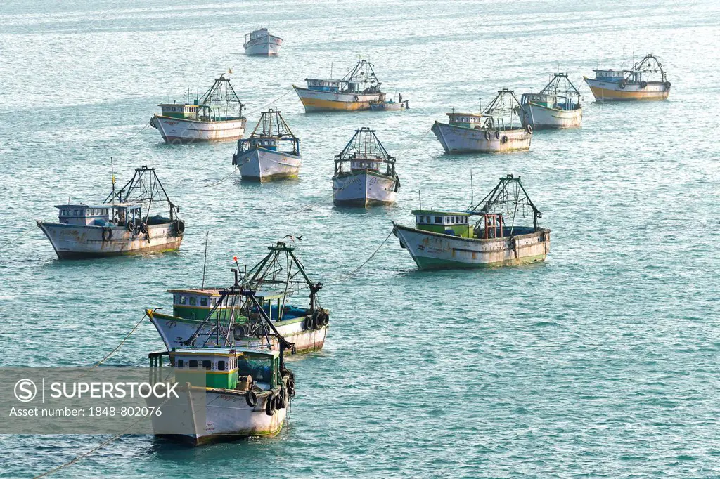 Fishing boats, Rameswaram, Pamban Island, Tamil Nadu, India